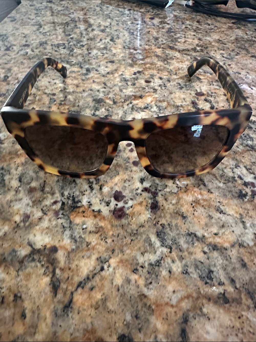 Electric Family Tortoiseshell Brown Square Sunglasses